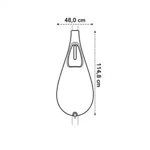 Regentonne elho pure raindrop 70l gelb ocker