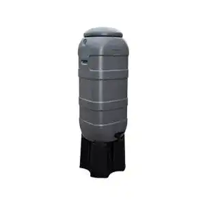 Regentonne s lon anthrazit 100 l inkl fuss hahn