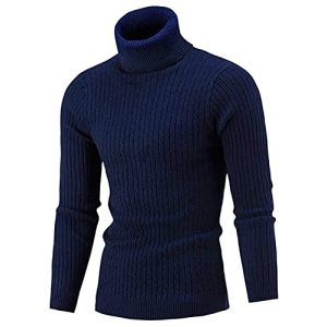 Rollkragenpullover Herren AIDEAONE Männer Pullover Rollkragen