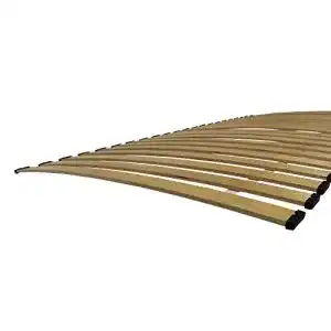 Rollrost clamaro 90x200 cm mit federleisten gebogen 22 leisten