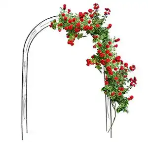 Rosenbogen metall relaxdays rankbogen rosen 233 x 153 x 39 cm