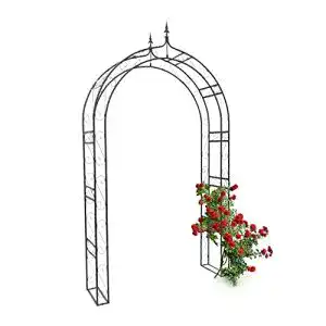 Rosenbogen metall relaxdays rosenbogen mit spitze