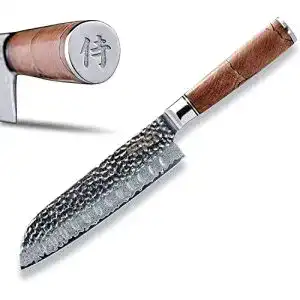 Santoku damastmesser setiga damast kuechenmesser