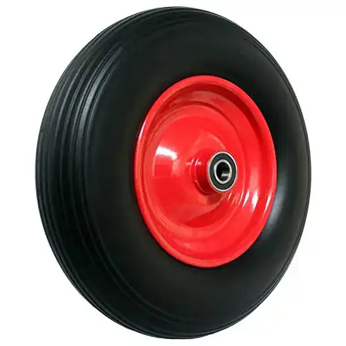 Schubkarrenrad aus Vollgummi mit pannensicherem Design