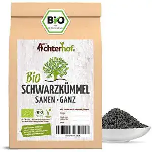 Schwarzkuemmelsamen vom achterhof bio ganz 250g original