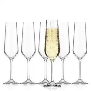 Sektglaeser sahm set 6 teilig 200ml sektglas sektkelch