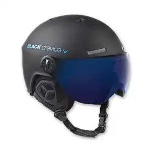 Skihelm mit visier black crevice gstaad bcr143921 schwarz blau