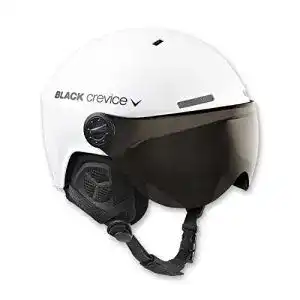 Skihelm mit visier black crevice skihelm arlberg mit 2 visier weiss