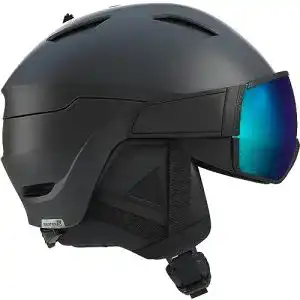 Skihelm mit visier salomon driver s ski snowboard helm visier herren