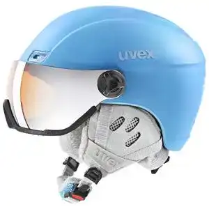 Skihelm mit visier uvex hlmt 400 visor style leichter skihelm