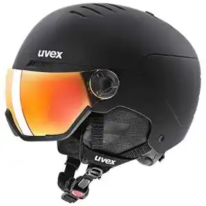 Skihelm mit visier uvex wanted visor robuster skihelm fuer damen