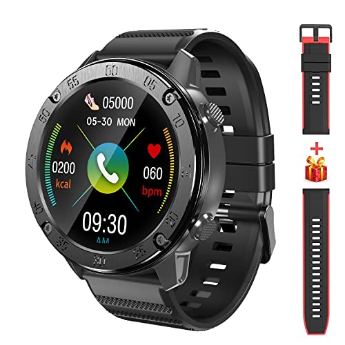 Smartwatch bis 200 Euro IOWODO Smartwatch Herren, 1,3” Color
