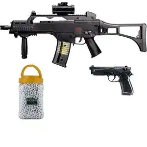 Softair G8DS Set: Heckler & Koch G36 C AEG mit Beretta 90 Two