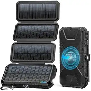 Solar ladegeraet goodaaa solar powerbank 26800mah tragbar