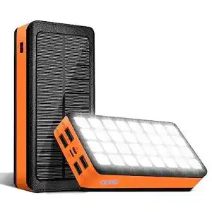 Solar ladegeraet psooo solar powerbank 30000mah tragbar
