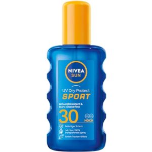 Sonnenspray NIVEA SUN UV Dry Protect Sport LSF 30 (200 ml)