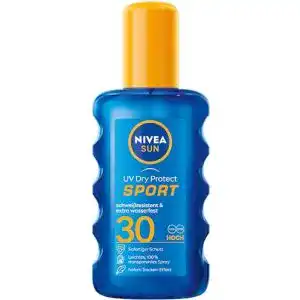 Sonnenspray nivea sun uv dry protect sport lsf 30 200 ml