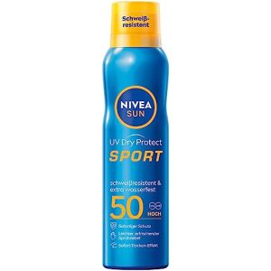 Sonnenspray NIVEA SUN UV Dry Protect Sport LSF 50 (200 ml)