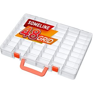 Sortimentskasten SOMELINE ® mit 48 Fächern, stabile Sortierbox - sortimentskasten someline mit 48 faechern stabile sortierbox