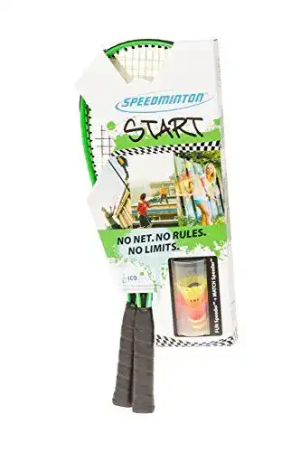 Speedminton 400051 Unisex Start – Crossminton Starter Set mit 2 Speeder