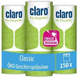 Spuelmaschinenpulver claro classic geschirrspuelpulver biologisch