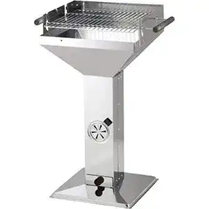 Standgrill activa trichtergrill erfurt silber