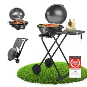Standgrill tzs first austria 2in1 elektrogrill extrem stabil