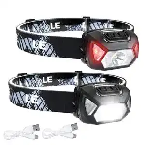 Stirnlampen lepro le stirnlampe led wiederaufladbar 2000 lux