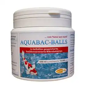 Teichbakterien pondovit aquabac balls 500 ml in gelbaellen