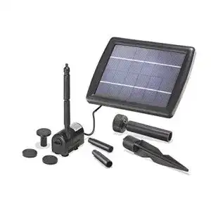 Teichpumpe esotec solar 2 watt solarmodul 175 l h foerderleistung