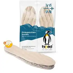 Thermosohlen biped 2 paar set mit aluminium unterseite