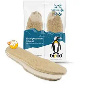 Thermosohlen biped extra dicke lammwoll sohlen im 2 paar set