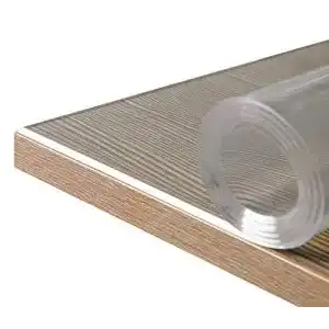 Tischfolie beautex glasklar folie 2 mm abgeschraegte kante