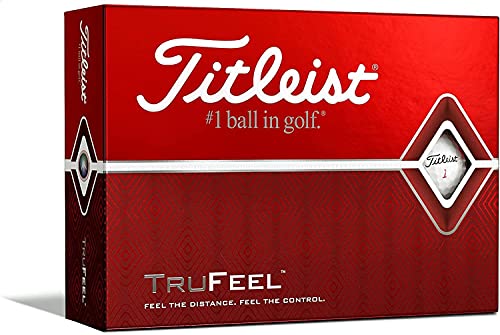 Titleist-Golfbälle Titleist TruFeel Golfball, Unisex, Weiß - titleist golfbaelle titleist trufeel golfball unisex weiss