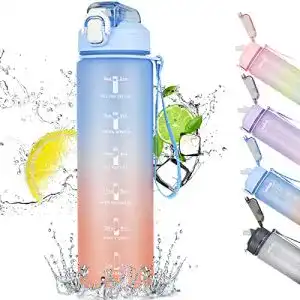 Trinkflasche mit strohhalm codicile 1l wasserflasche