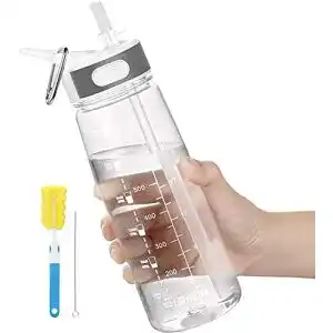 Trinkflasche mit strohhalm vennerli wasserflasche 800ml