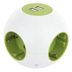 Usb steckdosenadapter rev steckdosenwuerfel powerglobe