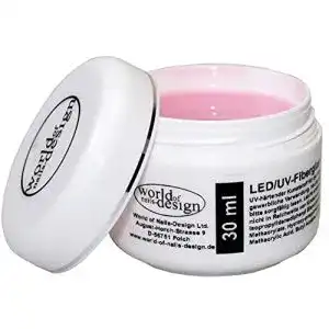 Uv gel world of nails design 30 ml led uv fiberglas gel dickviskose