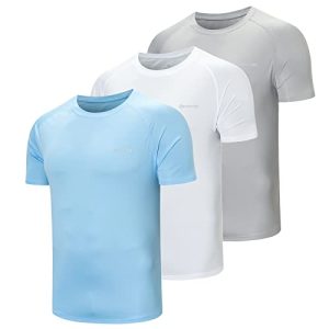 UV-Shirt Herren ZENGVEE 3er Pack UV Shirt Herren Rashguard