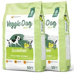 Veganes hundefutter green petfood 2 x 10 kg veggie dog adult