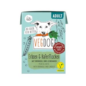 Veganes Hundefutter VEGDOG Adult veganes Nassfutter, Tetra Pak
