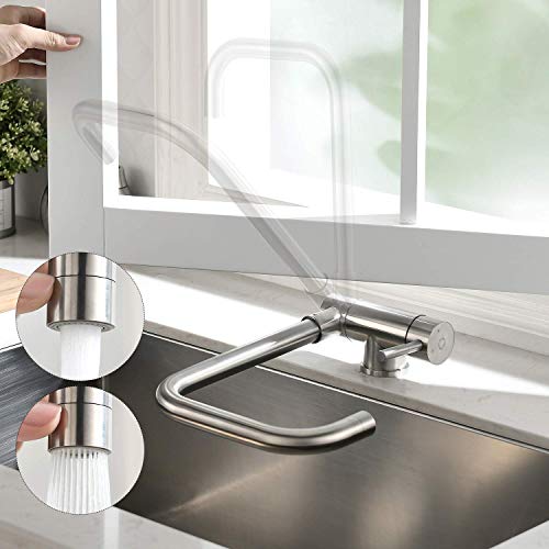 Vorfenster-Armatur CECIPA Hochdruck Wasserhahn Küche Klappbar 180°