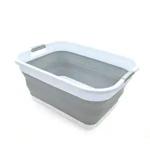 Waeschekorb sammart 41l collapsible plastic laundry basket