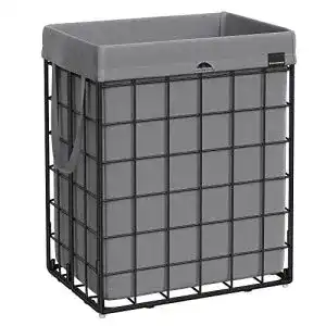 Waeschekorb songmics 90l faltbarer waeschesammler