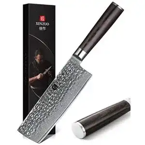 Xinzuo messer xinzuo 17cm nakirimesser damaststahl