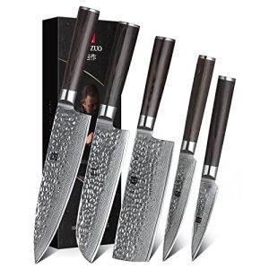 Xinzuo-Messer XINZUO 5er Damastmesser Set Küchenmesser