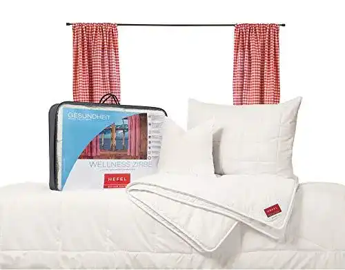 HEFEL Wellness Zirbe Ganzjahresdecke 155×220 cm
