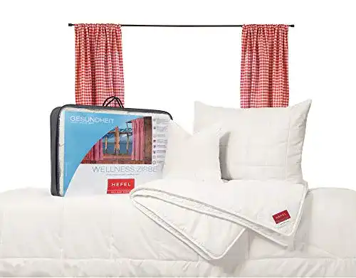 HEFEL Wellness Zirbe Ganzjahresdecke 155×220 cm