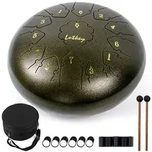 Zungentrommel horse tongue drum 12 zoll 13 toene steel drum stahl