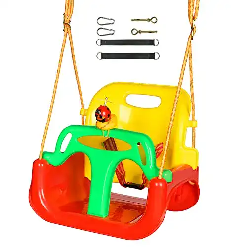 3-in-1 Schaukel für Babys und Kleinkinder – Outdoor und Indoor